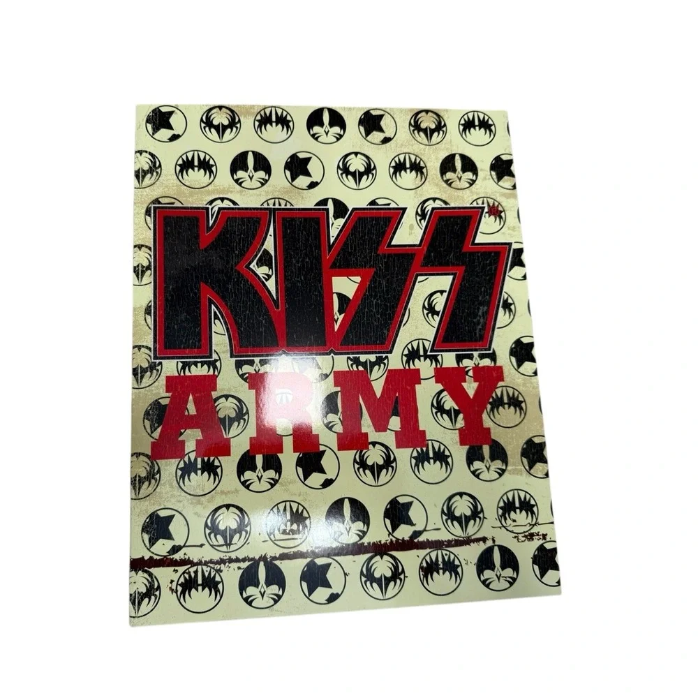 New KISS School Portfolio- Kiss Army 2 pocket Folder‎ NOS
